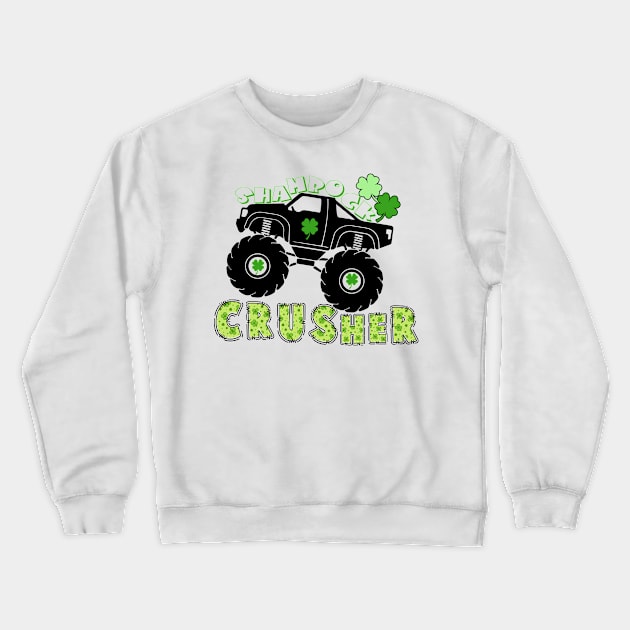 Shamrock Crusher Crewneck Sweatshirt by banayan